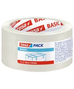 Compra Online Nastro adesivo tesa "basic" trasparente in pp acrilico 66 mt x 50 mm